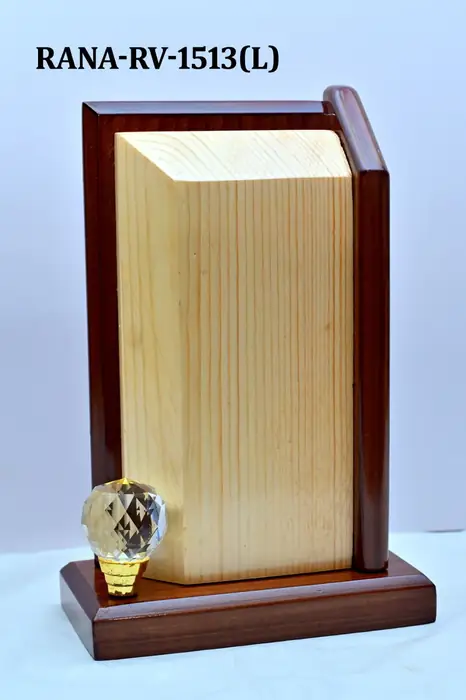 Premium wooden appreciation plaque